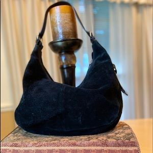 Suede Hobo Bag